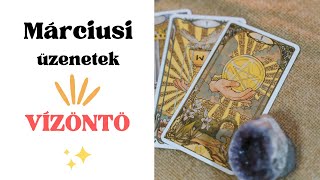 Vízöntő Március havi tarot horoszkóp szerint