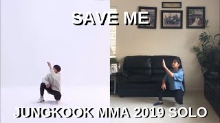 BTS (방탄소년단) JUNGKOOK “Save Me” Solo - MMA 2019 Dance Cover @breezykdance
