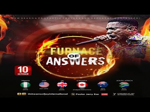 Furnace Of Answers Day 4 Nsppd 10th October 2024 Thejesusculture