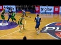 Michael Weathers elevates for a stunning alley-oop slam (Krka - Sutjeska Elektroprivreda, 12.4.2023)