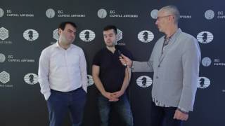 Round 7. Interview with Nepomniachtchi and Mamedyarov