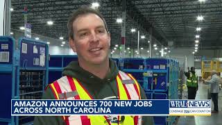 Amazon announces 700 new jobs across North Carolina
