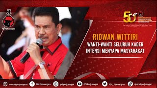 Ridwan Wittiri Wanti-wanti Seluruh Kader Intensi Menyapa Masyarakat