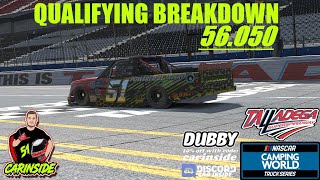 Qualifying Breakdown // iRacing C-Fixed Trucks at Talladega Super Speedway