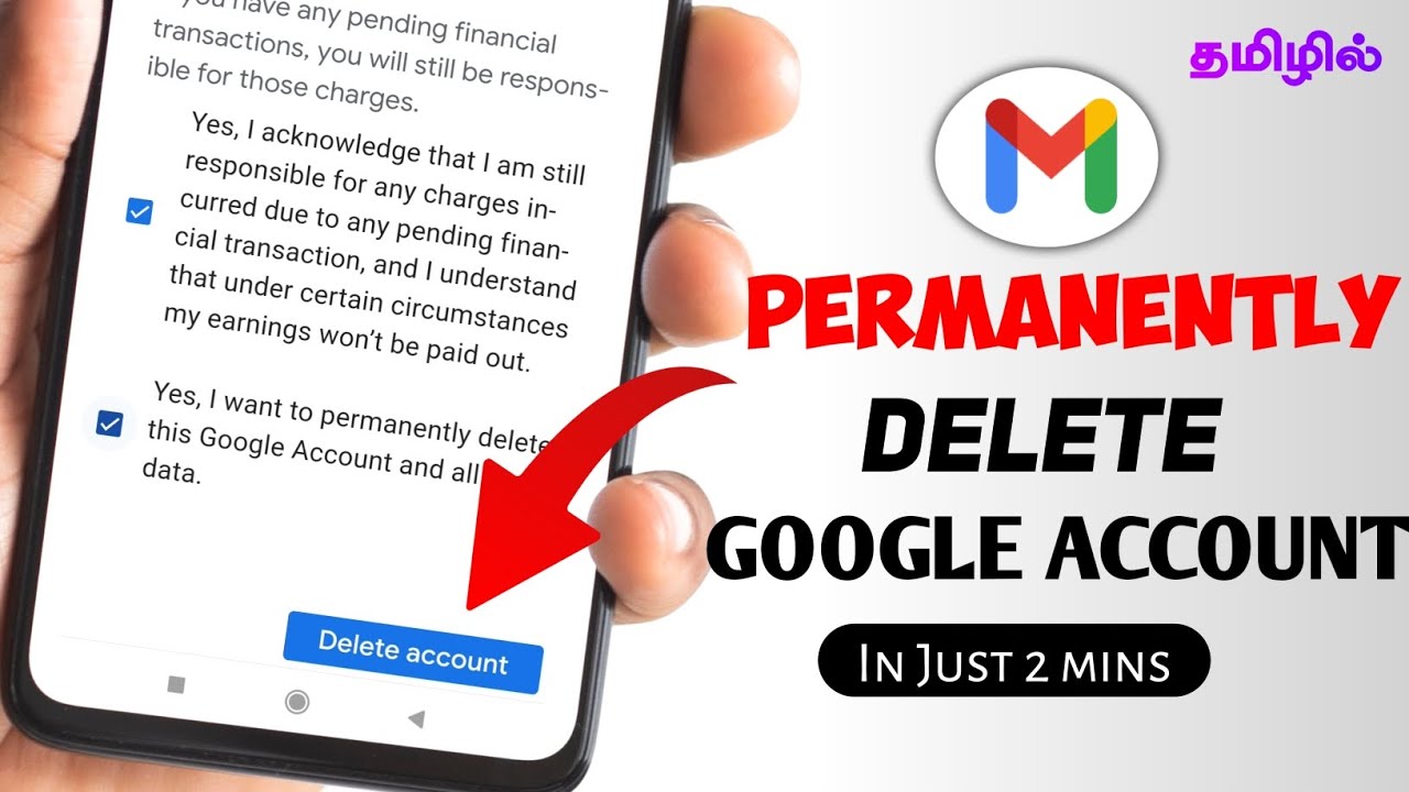 Permanently Delete Gmail | How To Delete A Google Account Permanently ...