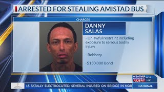 Amistad bus thief arrested