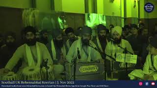 Bhai Agamjot Singh Southall Rhensabhi 5 Nov 2022 | Shabad Gurbani Keertan