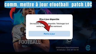 comment mettre à jour efootball patch ligue des champions en Wolof