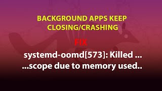 UBUNTU FIX: Apps keep crashing//closing randomly