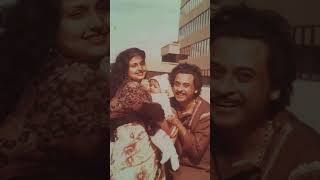 Kishore Kumar with Last Wife Leena Chandavarkar 🌈💕💓 Music Legend with His 4th Wife #shorts