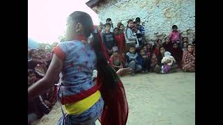 Beautiful Dance by Village Cute Girl From Syangja, Nepal