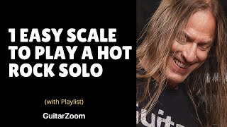 1 Easy Scale to Play a Hot Rock Solo by Steve Stine | GuitarZoom.com