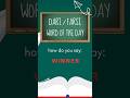 Dari Word of the Day: Winner #english #farsi #dari #afghanistan #languagelearning