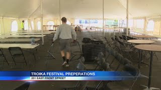 Volunteers prepare for Troika Festival, start of summer ethnic festival season