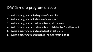 qbasic program finding square of number | Checking odd or even | 2082