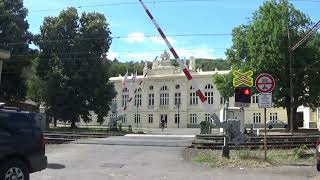 Železniční přejezd Bílina kyselka - 6.8.2022 / Czech railroad crossing