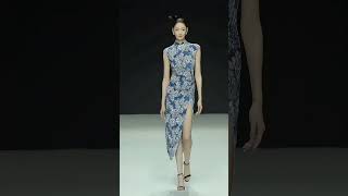 2023深圳时装周Xulu 新派旗袍秀，模特赫敏身高183 2023 Shenzhen Fashion Week Xulu New Style Cheongsam Show