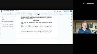 THE DECLARATION OF FOREIGN GRANTOR TRUST Patrick Devine Final Process 1