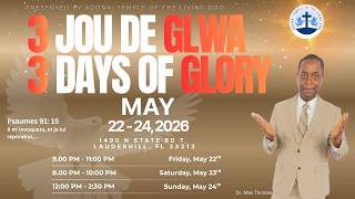 Live Prayer & Worship | Adonai Temple Service 05/22/2026// Dr. Cesaire/ Sis. Nancy Day 1