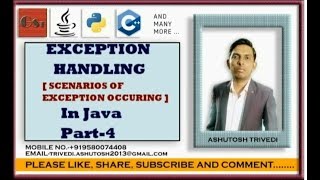 Core Java : Exception Handling Part-4 || Core Java Tutorial