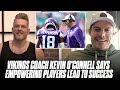 Kevin O'Connell Says Empowering Players Has Lead To Vikings Rise To #2 Spot Of NFC | Pat McAfee