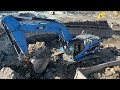 Big Excavators, Wheel Loaders, Bulldozers, Heavy Transports, And Front Shovel Excavators  Mining