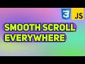 Smooth Scroll to DIV on Different Page using JavaScript & CSS | Smooth Scroll to Section Tutorial