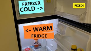 Freezer ICE Cold but Fridge Warm | SOLVED | Frigidaire, Kenmore Refridgerator FIX