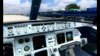 Wilco Evolution A320 Complete flight - Preparation and takeoff