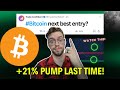 Bitcoin Next Best Entry? We Pumped 21% Last Time! (Watch These Signals)