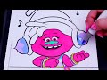 coloring trolls dj suki coloring page ohuhu art markers