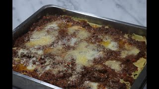 (almost) Lasagna alla Bolognese