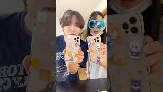 世界に１つだけのiPhoneケース！どっちが好き？　#検証 #tiktok #実験 #iphone #iphoneケース #マリオ #お菓子 #スマホケース #日常vlog #vlog