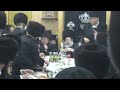 happiness with the tolna rebbe fruit tish tubshevat after shabbos shira 5773