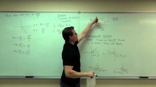 Calculus 1 Lecture 0.3:  Review of Trigonometry and Graphing Trigonometric Functions