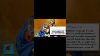 The 15 Promises of Mary to Those Who Pray the Rosary #shorts