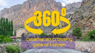 360 catamaran crossing gate of Haven Darbogaz to Kapi Creek  Turkey | SeaTV sailing channel