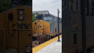 CSX I158 With CSX #3173 P\u0026LE Heritage Sticker At Union NJ