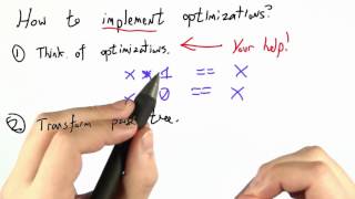 Implementing Optimizations - Programming Languages
