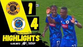 KAIZER CHIEFS vs SUPERSPORT UNITED ‣ ALL GOALS \u0026 HIGHLIGHTS ‣ BETWAY PSL 2024/25