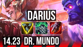 DARIUS vs DR. MUNDO (TOP) | Legendary, 9/2/4 | KR Diamond | 14.23