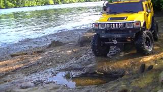 RC84FILMS: Hummer H2 River Trail Run