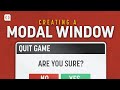 Making a Modal Window in Unity