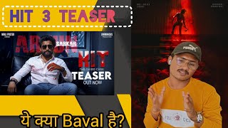 HIT 3: The Third Case Teaser Reaction // SD Blue Reaction// NANI // Srinidhi S //