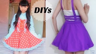 2 DIY Summer Dresses: DIY Cage Skirt + DIY Dolly Dress ( Re-uploaded)