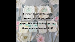 Review of Diapers in Singapore: Pee-Ka-Poo, Drypers, Huggies, MamyPoko, Merries, Pampers, Offspring,