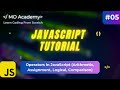 JavaScript Operators Explained | Arithmetic, Assignment, Logical & Comparison