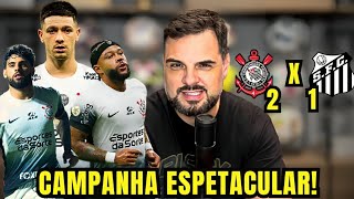 🛑CORINTHIANS VENCE O SANTOS E SE ISOLA NA LIDERANÇA!