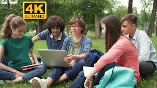 Garden Stock Footage - People Working As A Team / Group Meeting | Business  Footage Free Download