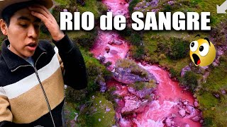 Encuentro un MISTERIOSO Rio ROJO En Los Andes peruanos